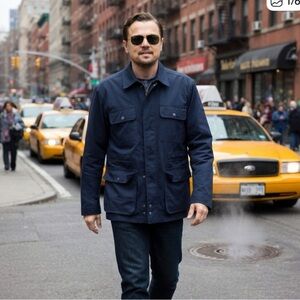 Timberland vintage Men's Dark Blue Field Jacket size M